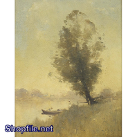 TSD3645 - Tranh sơn dầu cây lá và gió